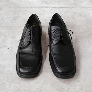 Dockers ProStyle Black Leather Bike Toe Oxford All Motion Comfort Shoe Size 13